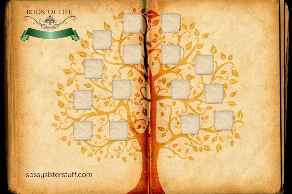 Family Tree Book for personalization.